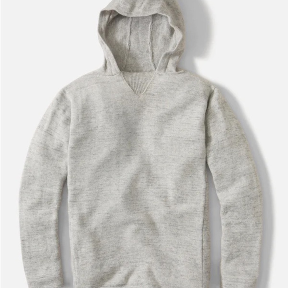 Cozy Heather Gray Unisex Hoodie Alpaca xs / s